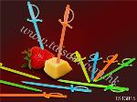 TS13015  7CM PLASTIC SWORD PICK